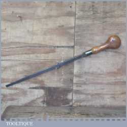 Large 26” Long Antique Turnscrew Screwdriver With Boxwood Handle