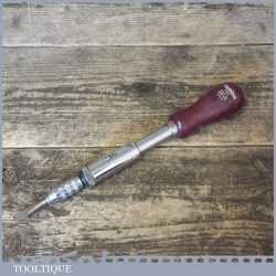 Vintage Spiralux No: 7135 10” Pump Action Screwdriver - Good Condition