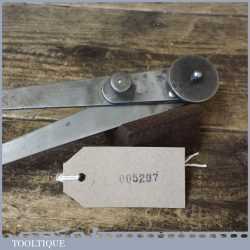 Vintage L.S Starrett USA 8 ½” long Lock Joint Calliper outside dividers - PAT Dated May 21 1895