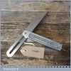 Vintage 8” Stanley USA No: 18 Cast Steel Quick Release Sliding Bevel - Good Condition