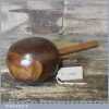 Large Vintage Old Lignum Mallet Made - Unusual Lollypop Type Design