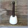 Vintage Craftsman Made Wood Carving Mallet - Made From Composite Plastic