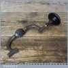 Very Rare Antique Surgeons trepanning brace with carved Ebony handles