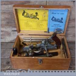 Vintage Boxed Record No: 405 Multi Combination Plough Plane - Good Condition