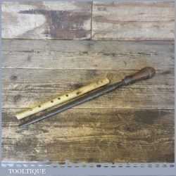 Vintage Hand Forged Rasp 12” Long With Old Plastic Protective Sleeve