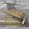 Vintage Wooden Handled Carpenters Claw Hammer - Fully Refurbished