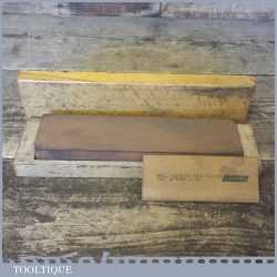 Vintage Boxed 8 x 2” Norton Oilstone And Honing Stone - Good Condition