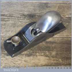 Early Stanley Rule & Level Adjustable Throat Block Plane With Knuckle Joint Cap