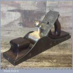 Rare Antique Henry Slater 13” Cast Steel Panel Plane With Rosewood Infill
