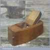 Crisp Vintage John Moseley & Sons Beech Wood Coffin Smoothing Plane