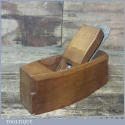 Crisp Vintage John Moseley & Sons Beech Wood Coffin Smoothing Plane