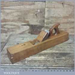 Crisp Vintage Sorby Mr Punch Brand 22” Beech Wood Jointer Plane - Lightly Used