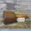 Old Lignum Vitae Hand Turned Carving Mallet With Yew Handle - Ebony Wedge