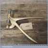 Vintage Brass Sprung Loaded Leatherworking Punching Tool - Good Condition