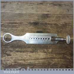 Vintage Adjustable Thread Screw Gauge Clockmaker Jeweller Die Tool - Good Condition
