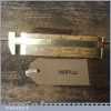 Vintage 4” Rabone & Sons No 1460 Boxwood & Brass Rope Gauge Calliper Tool