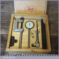 Boxed Vintage Precision Engineers Baty Clock Gauge Dial Test Indicator With Accessories