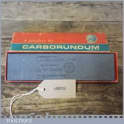 Vintage Course Carborundum Oil Stone In Original Box - Good Condition