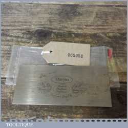 Vintage Marples 5” Spring Steel Cabinet Scraper Blade - Very Good Condition
