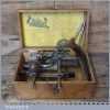 Vintage Boxed Record No: 405 Multi Combination Plough Plane - Good Condition