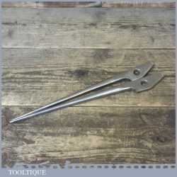 Vintage Pair 12” Long Ward Cast Steel Drawbore Pins - Good Condition