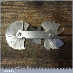 Vintage Machinists Moore & Wright No: 207 Radius Gauge Vintage Machinists Moore & Wright No: 207 Radius Gauge