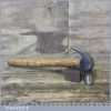 Vintage Cast Steel Claw Hammer With Wooden Handle - Good Condition