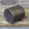 Vintage 3” Diameter Round Cast Steel Hollow Dressing Planishing Dolly - Good Condition