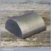 Vintage 3” Diameter Half Round Cast Steel Dressing Planishing Dolly - Good Condition