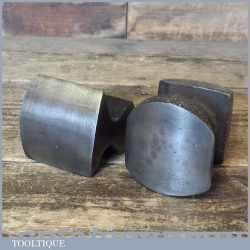 2 No: Vintage Cast Steel Panel Beaters Dolly’s - Good Condition