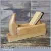 Vintage Daemon Of Germany Beech Wood Smoothing Plane - Hornbeam Sole