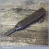 Vintage Cobblers Leatherworking Edge Iron Tool Marked HG - Good Condition