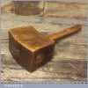 Vintage Carpenters Wooden Mallet With Warm Glow - Good Condition