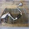 Vintage Stanley No: 73 MK3 Ratchet Brace And 14 No: Double Spur Auger Bits