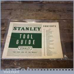 Vintage Stanley 1951 Educational Tool Guide Booklet - Good Condition