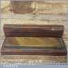 Vintage 8” x 2” Washita Honing Oil Stone In Mahogany Box - Good Condition