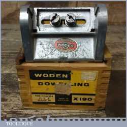 Vintage Woden x190 Dowelling Jig In Original Wooden Box - Good Condition