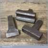  3 No: Small Vintage Blacksmiths Anvil Stakes - Good Condition