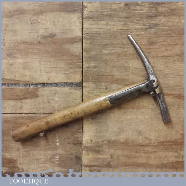 Vintage Brades Co. Strapped Slaters Roofing Hammer With Pick And Side