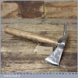 Unusual Vintage Hand Combination Axe & Adze Tool - Certainly Blacksmiths Made