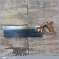 Vintage Spear And Jackson 14” Brass Back Bench Saw 13 TPI - Refurbished Sharpened