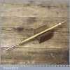 Unusual Vintage Brass Bodied Extending Steel Pin Scriber