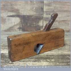 Vintage 1 ¼” Wide Skew Mouthed Beech Wood Rabbet Plane - Refurbished For Use