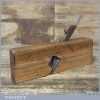 Vintage John Moseley 1 1/8” Wide Skew Mouthed Beech Wood Rabbet Plane - Refurbished