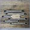 Six Piece Kamasa Chrome Vanadium Ratchet Ring Spanner Set - Good Condition