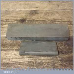 Vintage 8” x 2” Med - Course Grit Combination Oil Stone And Slip Stone Vintage 8” x 2” Med - Course Grit Combination Oil Stone And Slip Stone