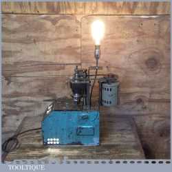Unique Vintage Machine Age Industrial Ambient Lamp Light - Artistic Retro Steampunk Design