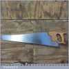 Vintage 26” Henry Disston USA D8 Rip Hand Saw 7 TPI - Sharpened For Use