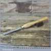 Vintage Marples Woodturning Parting Chisel Tool - Good Condition