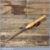 Vintage ½” Marples & Sons Rounded Flat Woodturning Chisel - Good Condition